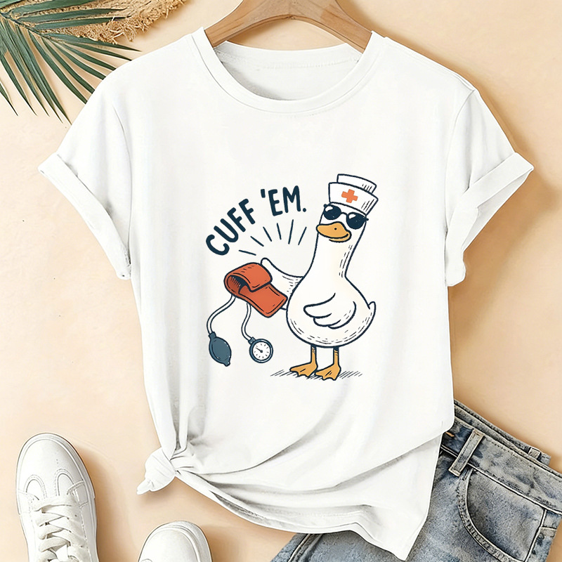 Women Fashion Quotes - Cute Nurse Duck Cuff Em Medical