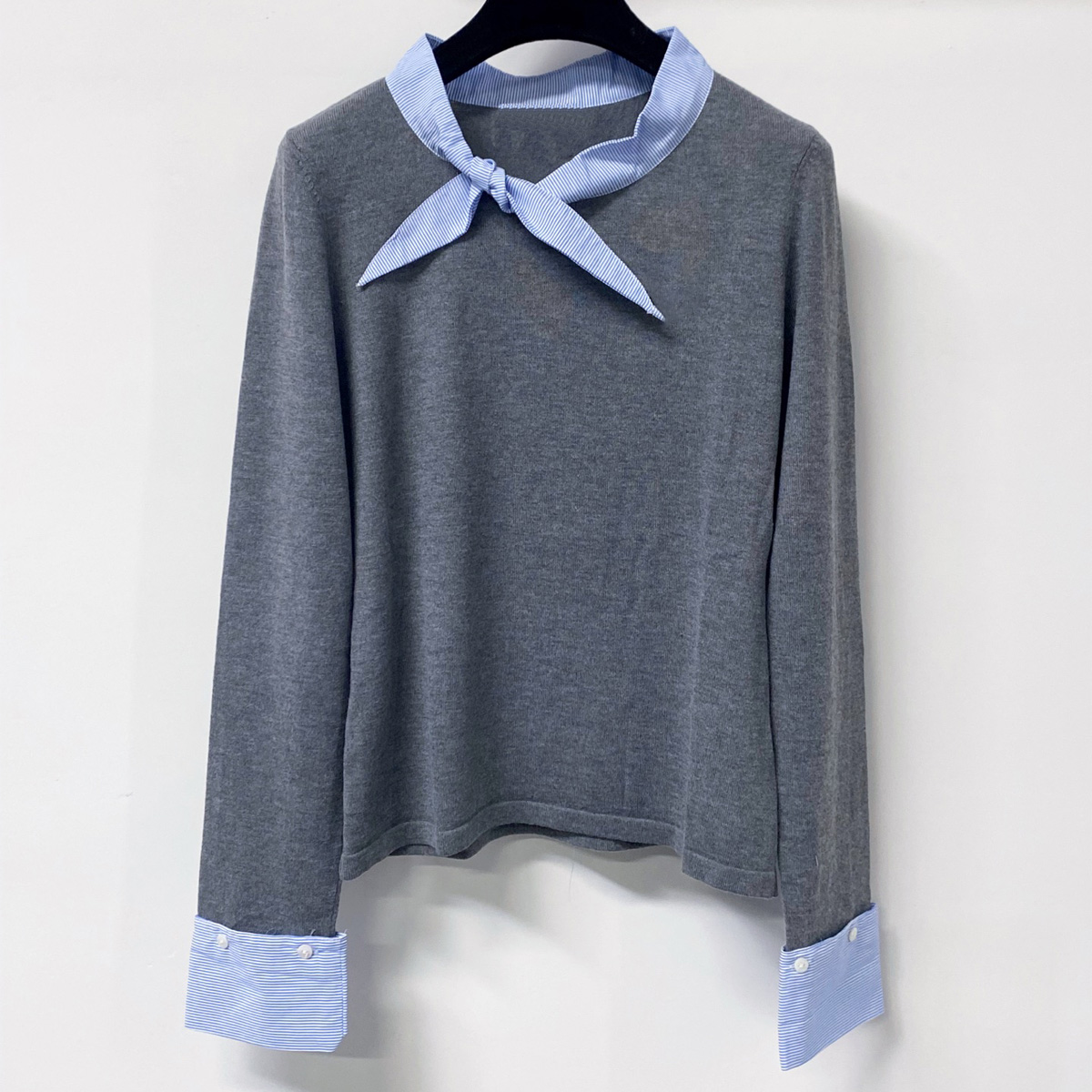 High Quality Women Tie Neck Kn - Women Top Fashion recension och pris