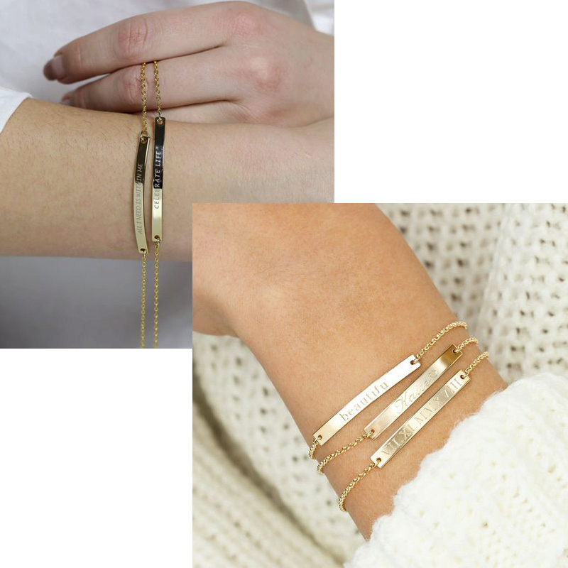 Elegant Personalized ID Bar Br - Women Fashion Quotes recension och pris
