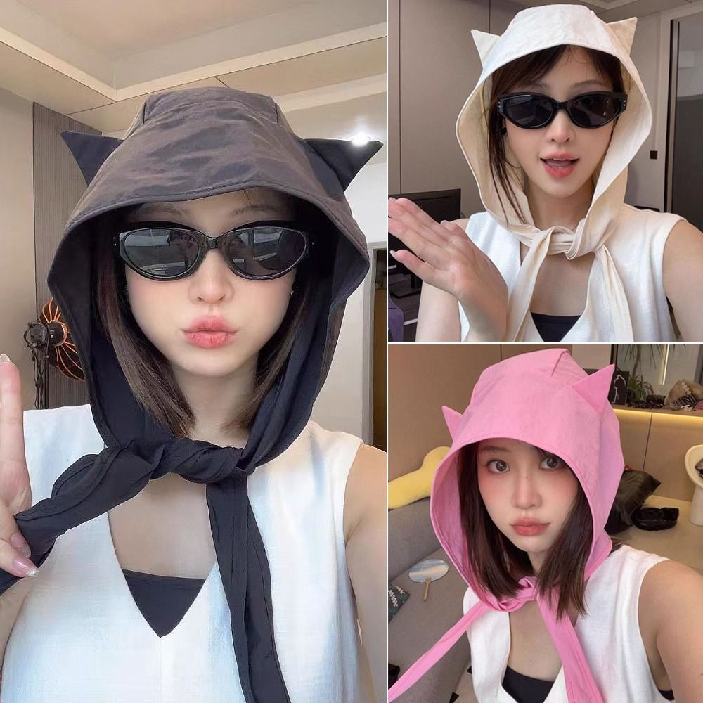 Solid Color Little Devil Hat F - Women Fashion Hats recension och pris