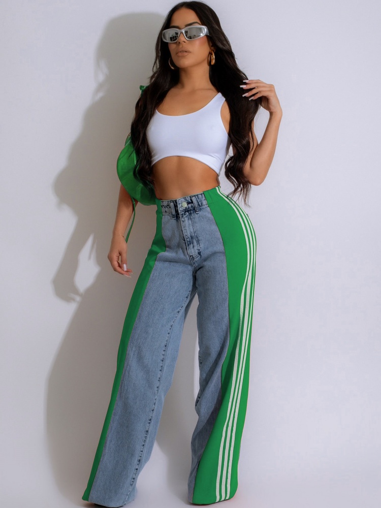 JRRY Casual Women Striped Deni - Mom Jeans Women recension och pris