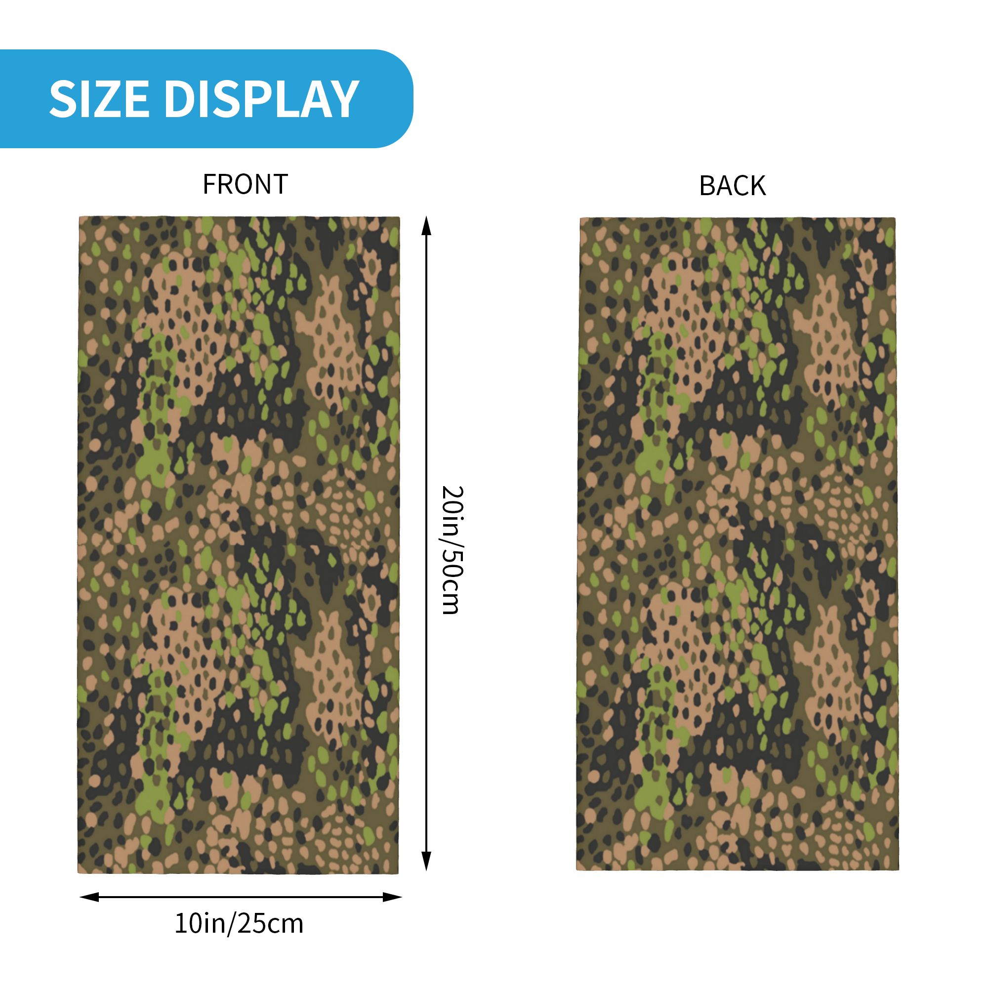 WW2 Camo Bandana Neck Gaiter W - Women'S Fashion Ww2 recension och pris
