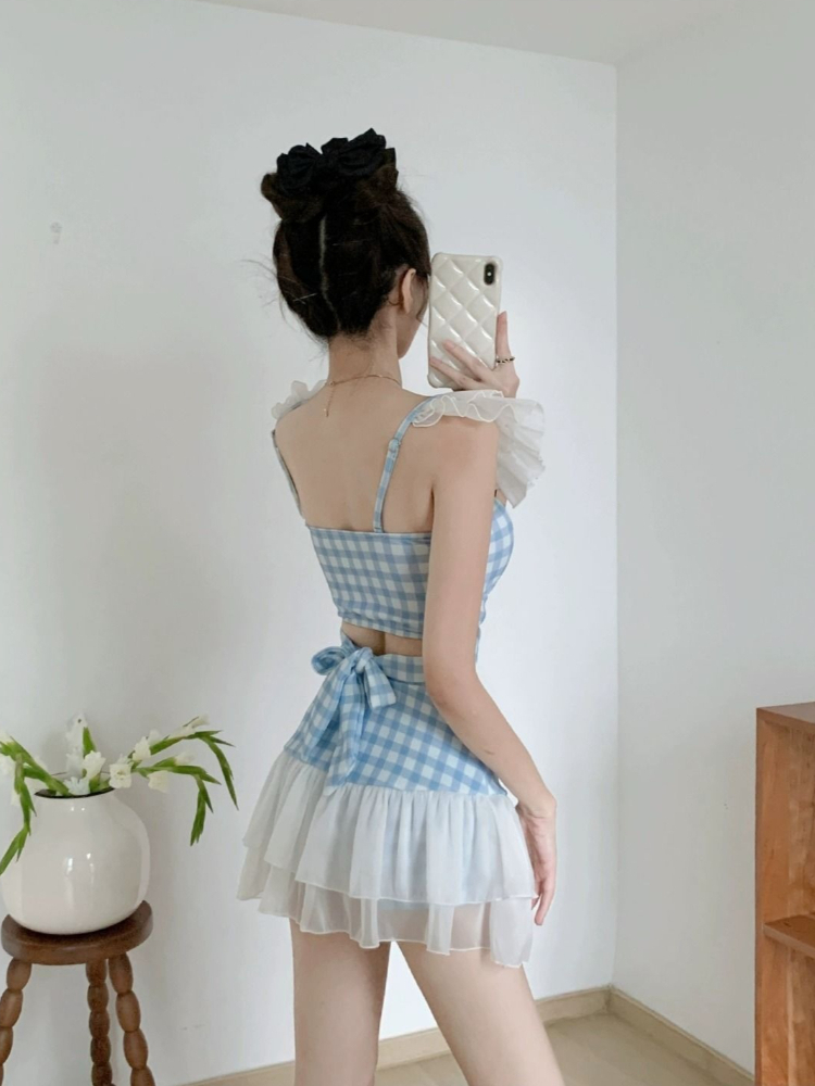 Ladies Slimming Halter Bathing - Women Fashion Korean recension och pris