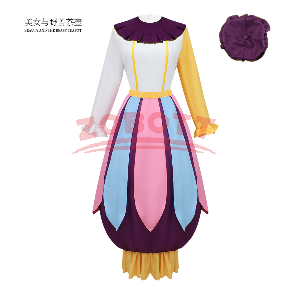 Tea Pot Mrs Potts Cosplay Long - Women Fashion Hats recension och pris