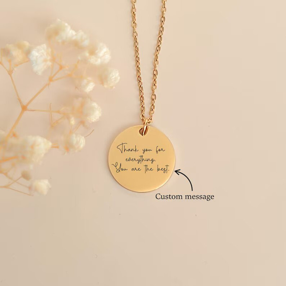 Custom Quote Text Necklace for - Women Fashion Quotes recension och pris