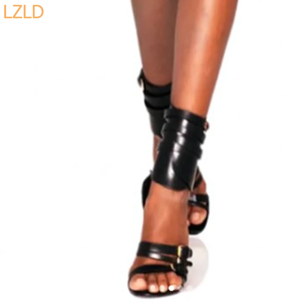 Black Sexy Catwalk Women Sanda - Fashion Women Belt recension och pris