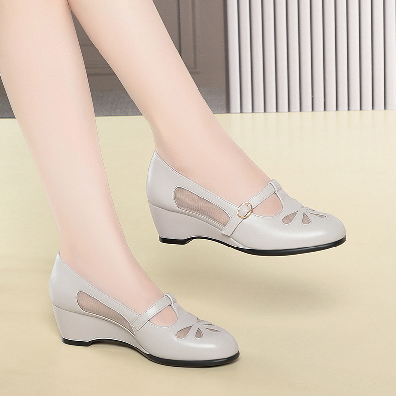Middle Aged Women Summer Mesh  - Women'S Fashion Middle Ages recension och pris