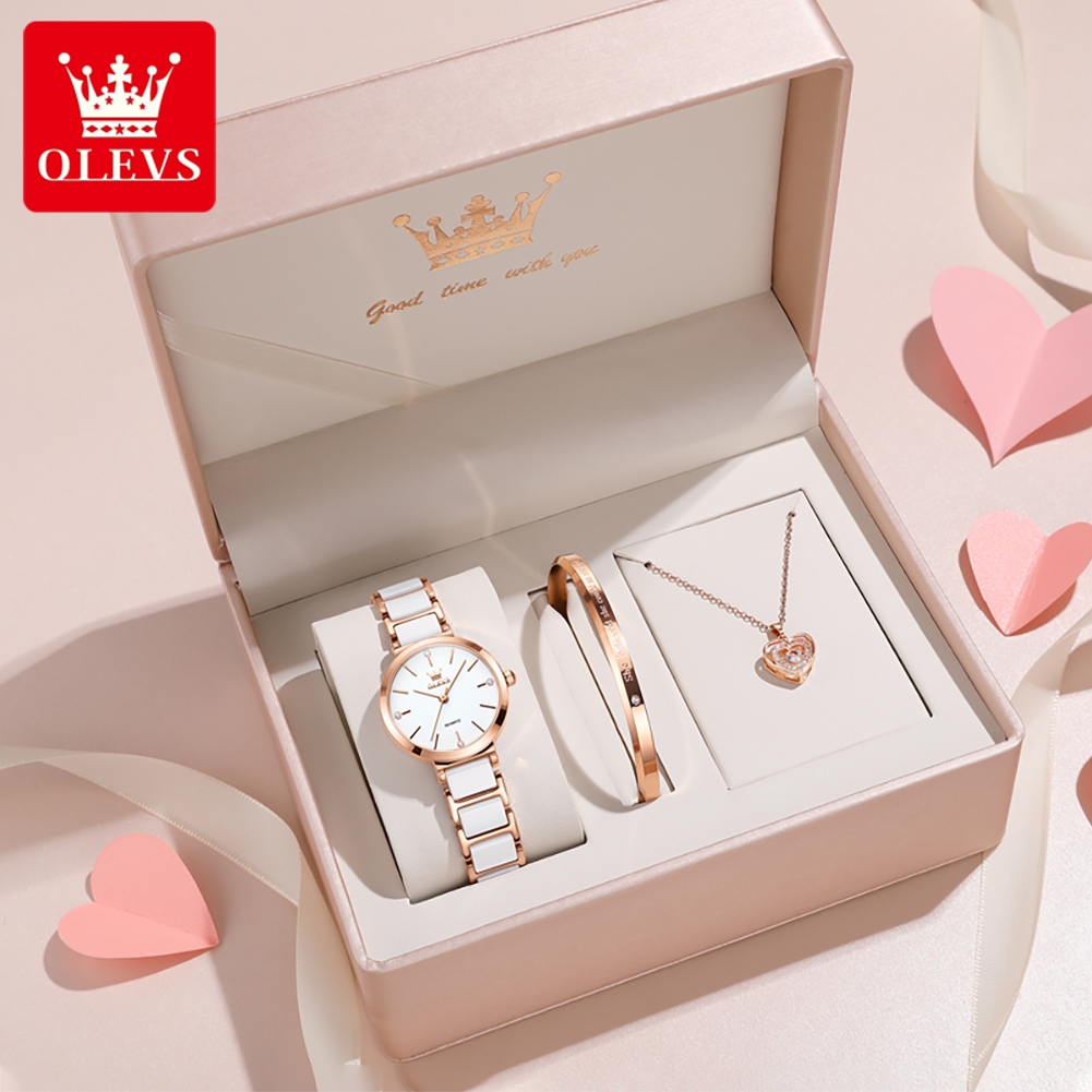 OLEVS Women Watch 5877 Luxury  - Women'S Fashion Quartz Watch recension och pris