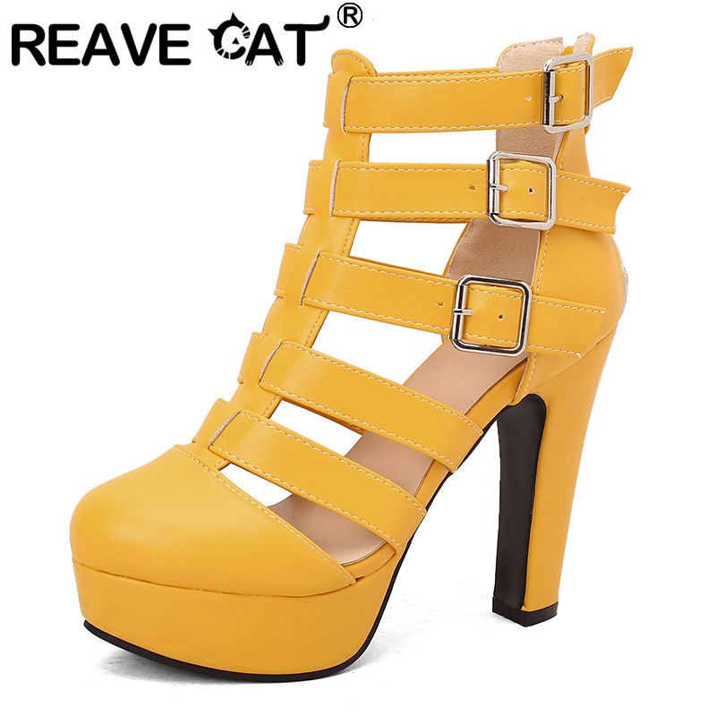 REAVE CAT Luxury Female Sandal - Fashion Women Belt recension och pris