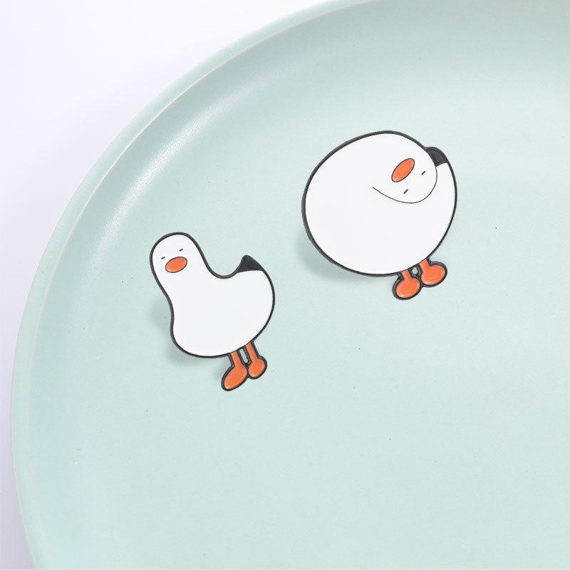 Cartoon White Goose Brooch 1/2 - Women Fashion Pose recension och pris