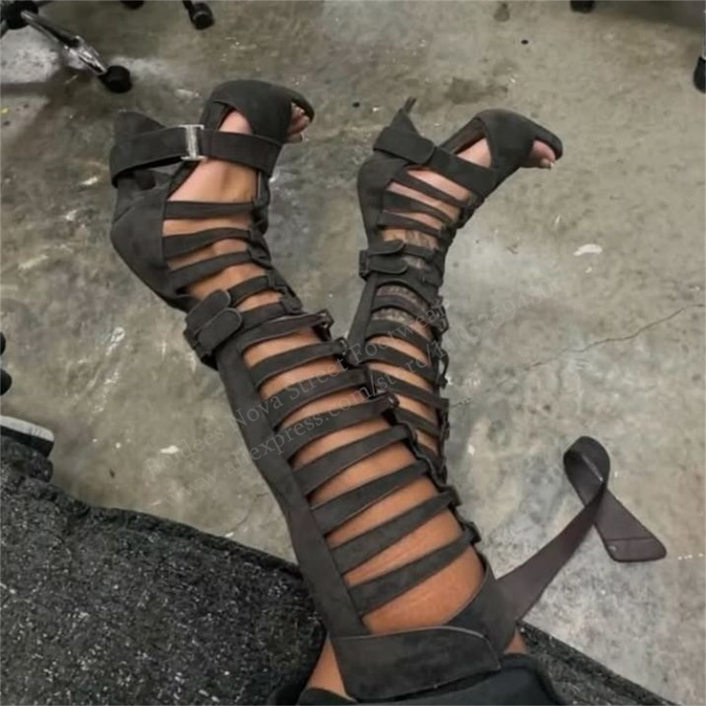 Gladiator Hollow Belt Buckle K - Women'S Fashion Boots recension och pris