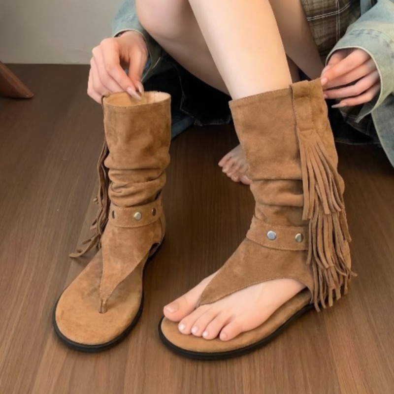 Studed Clip-Toe Block Heel San - Women'S Fashion Boots recension och pris
