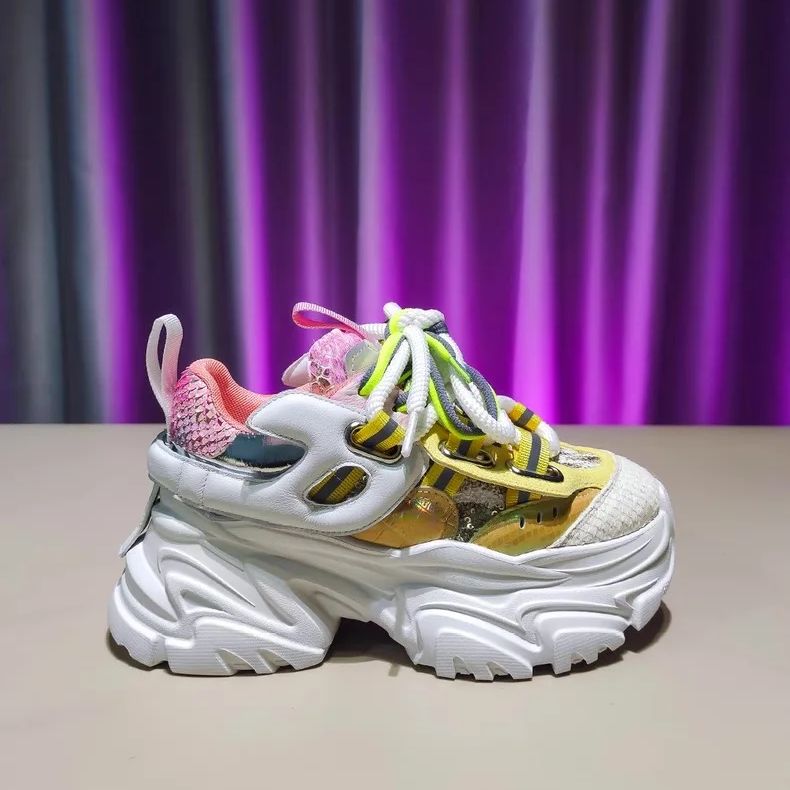 Fashion Design Women Spring Sh - Women'S Yellow Fashion Sneakers recension och pris