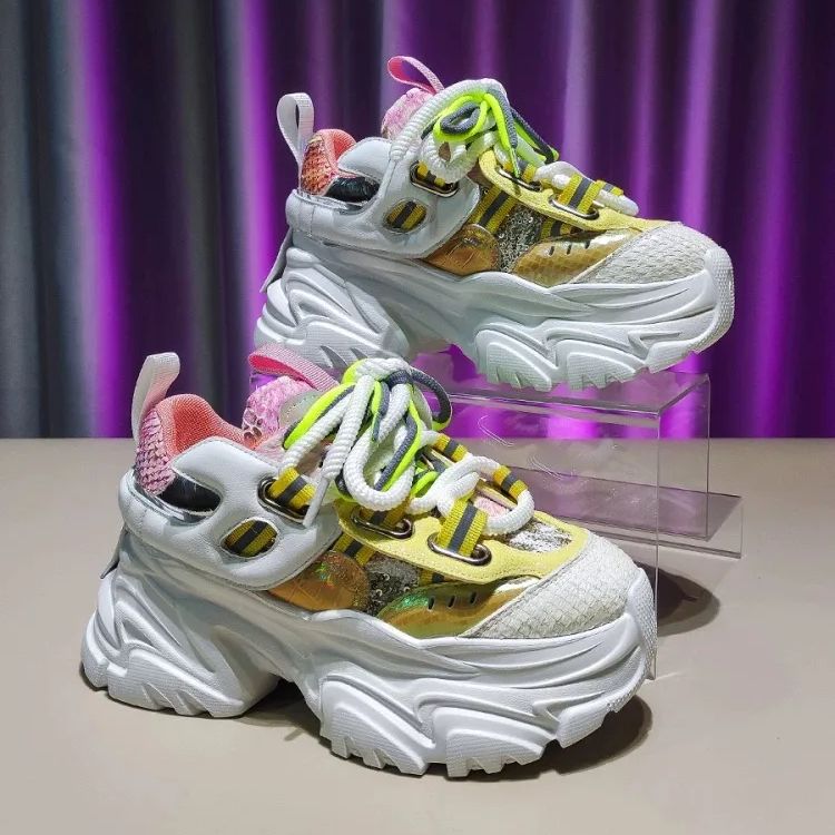Fashion Design Women Spring Sh - Women'S Yellow Fashion Sneakers recension och pris