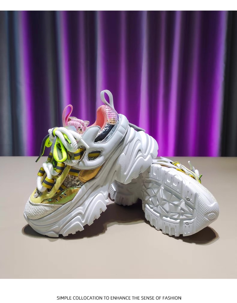 Fashion Design Women Spring Sh - Women'S Yellow Fashion Sneakers recension och pris
