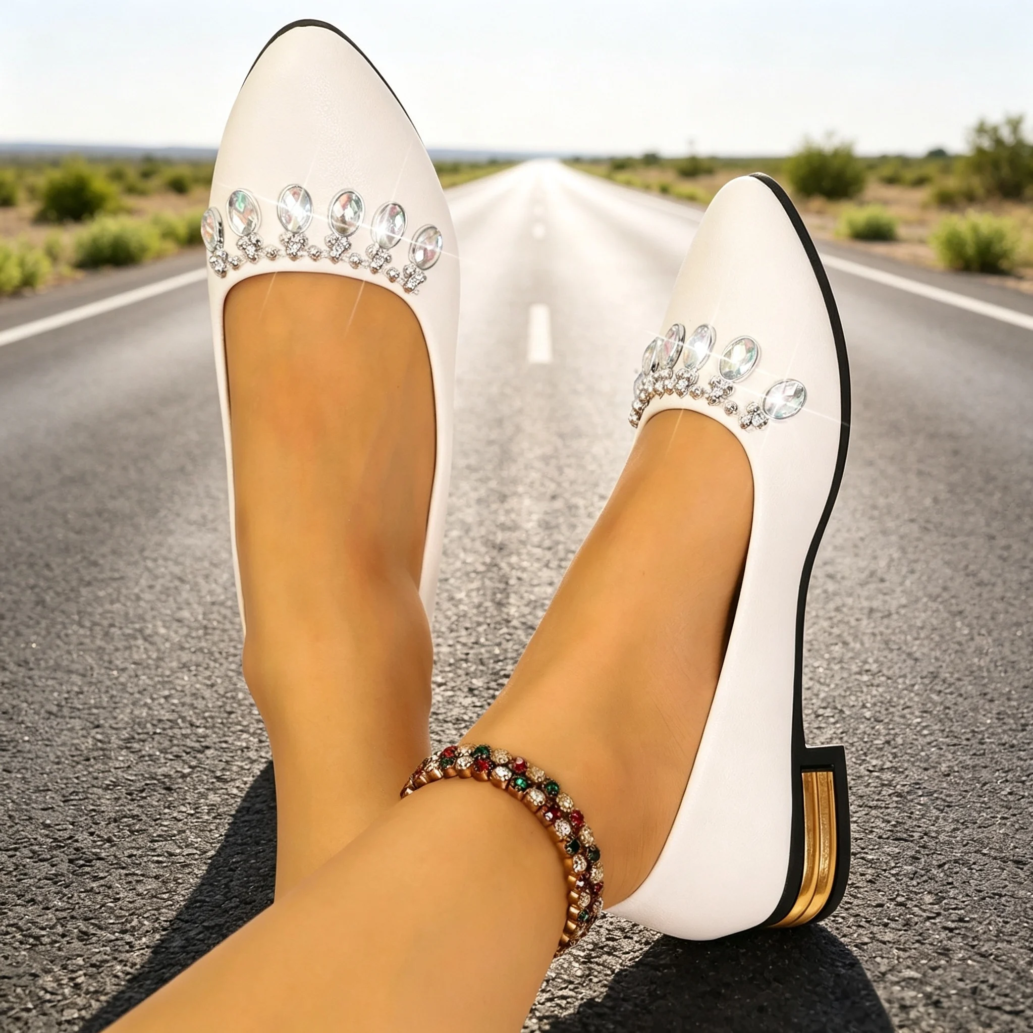 Women Flats Pointed Toe Ballet - Women'S Fashion Walking Shoes recension och pris
