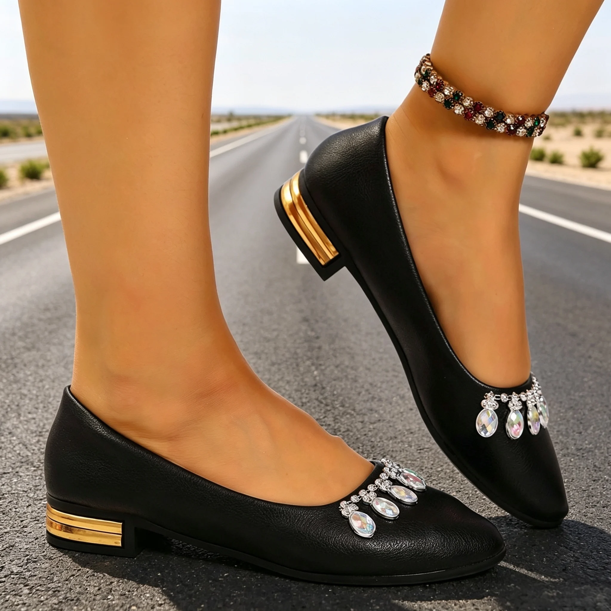 Women Flats Pointed Toe Ballet - Women'S Fashion Walking Shoes recension och pris