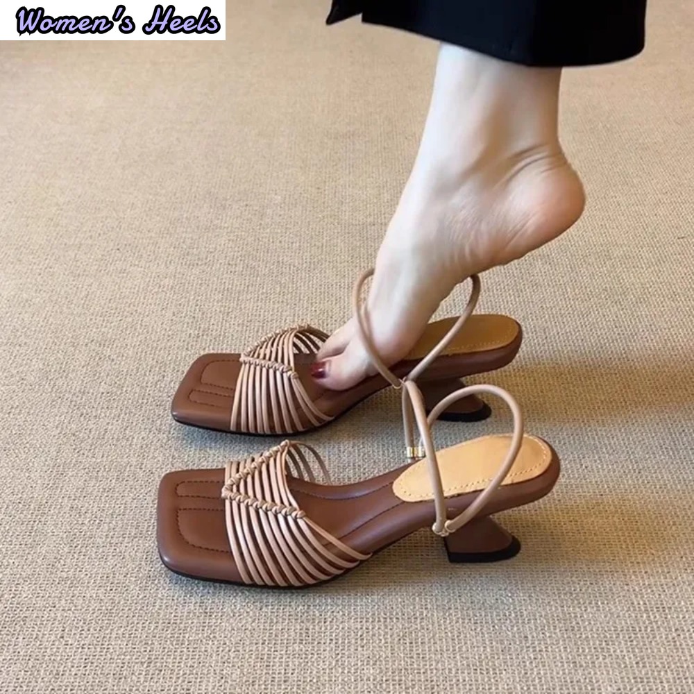 Soft Soled High-heeled Roman S - Women Fashion Korean recension och pris