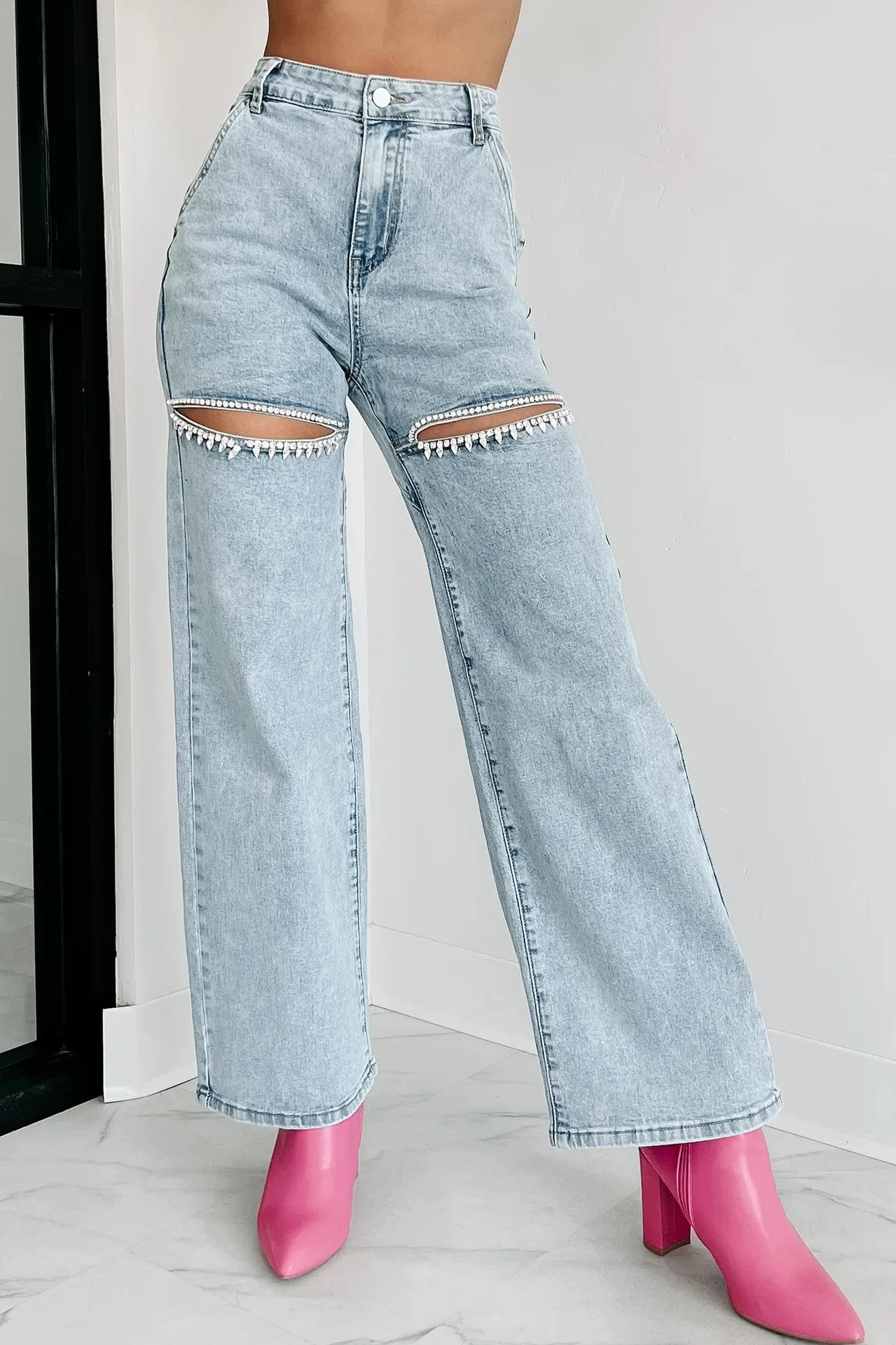 Fashion Women's Denim High Wai - Mom Jeans Women recension och pris