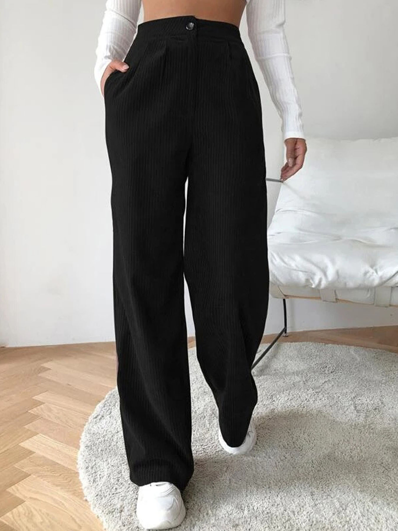 Women's 2025 Fall Winter Cordu - Mom Jeans Women recension och pris