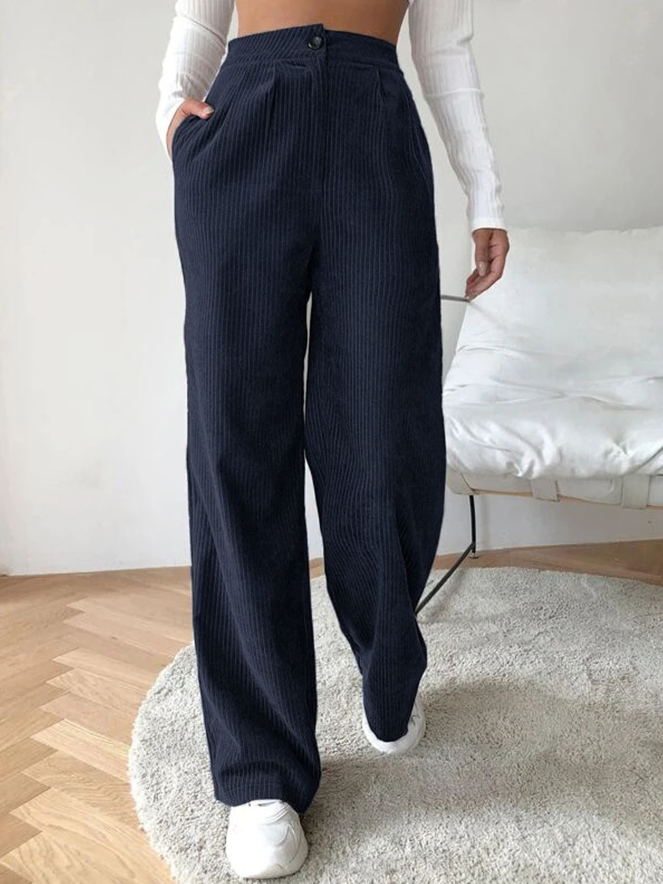 Women's 2025 Fall Winter Cordu - Mom Jeans Women recension och pris