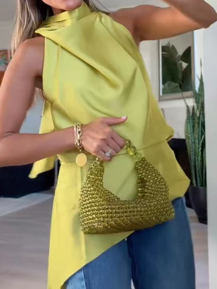 Halter Lace-Up Fashion Chic Bl - Women'S Fashion Trends Spring 2026 recension och pris