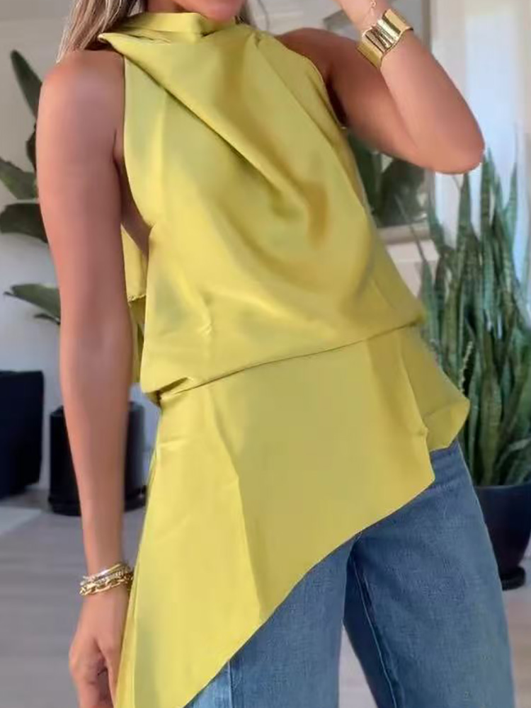 Halter Lace-Up Fashion Chic Bl - Women'S Fashion Trends Spring 2026 recension och pris