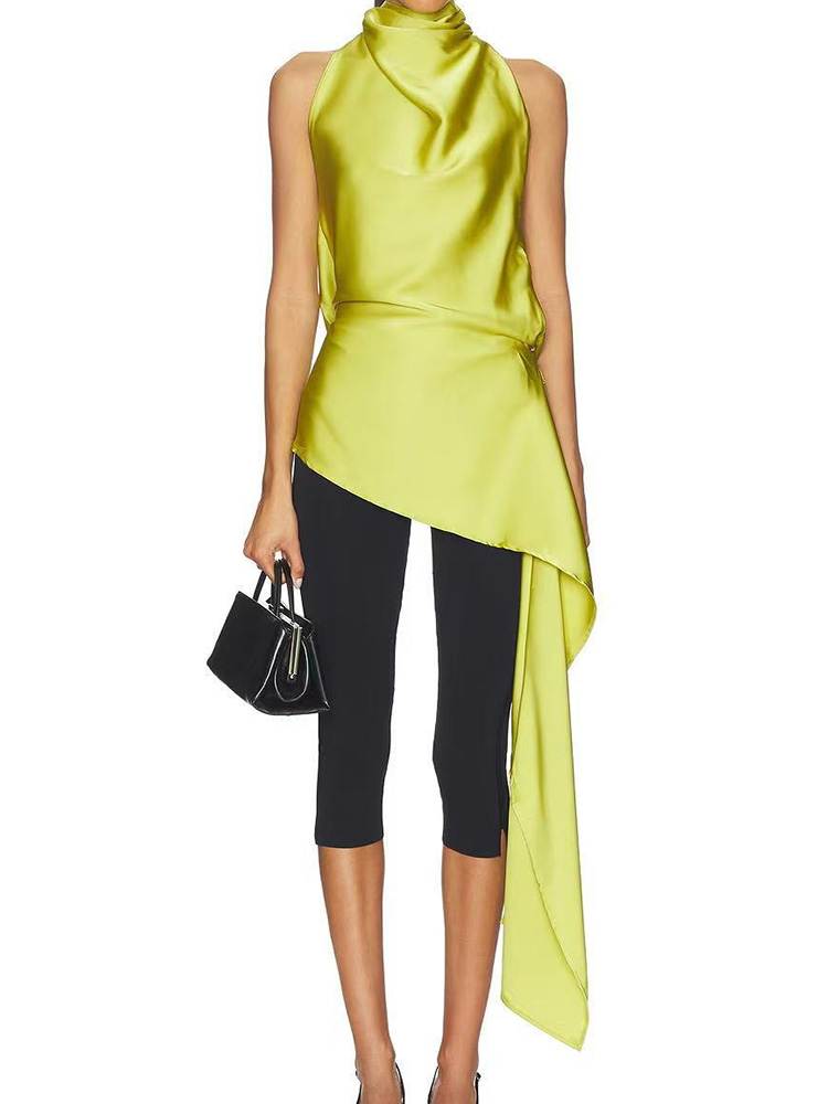 Halter Lace-Up Fashion Chic Bl - Women'S Fashion Trends Spring 2026 recension och pris