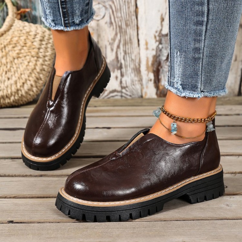 Retro British Style Women's Sh - Women'S Fashion Walking Shoes recension och pris