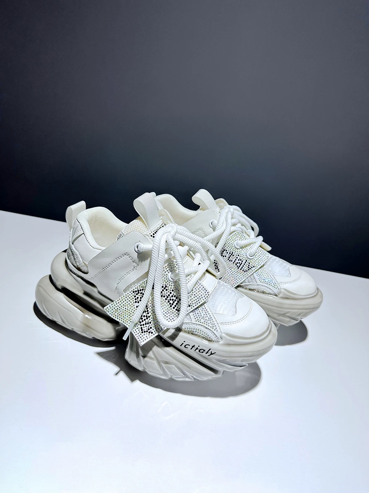 Women Chunky Sneakers High Pla - Women'S Yellow Fashion Sneakers recension och pris